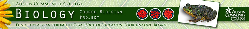 Biology Course Redesign Project Banner